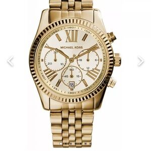 Michael Kors Gold-Tone Roman Numeral Watch